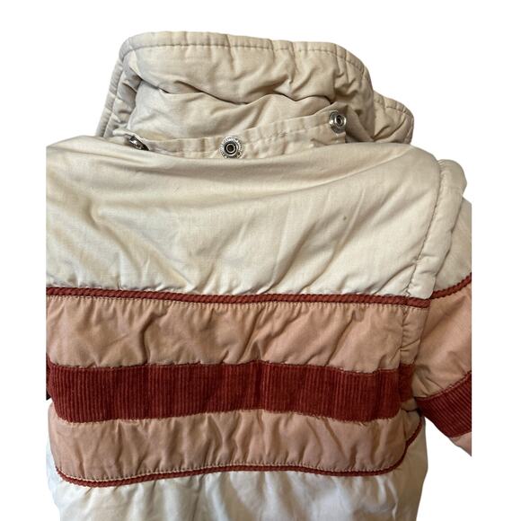 Vintage Westside 4T Childs Jacket/Vest Tan Rust Removable sleeves Zip Up - Picture 5 of 11